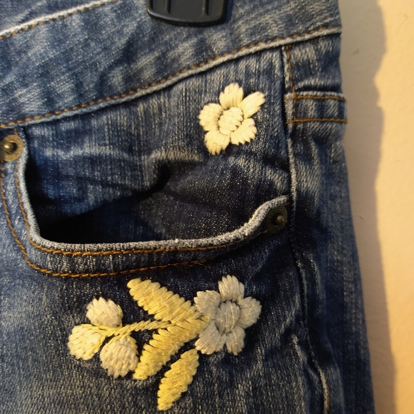 Embroidered Jeans. The Limited. - Picture 5 of 10